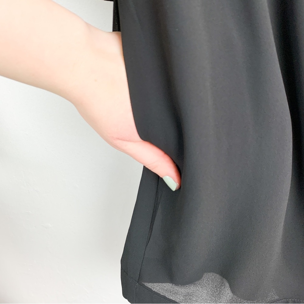 Revolve Line + Dot Celeste Black Sheer Romper Sz S - Picture 9 of 12